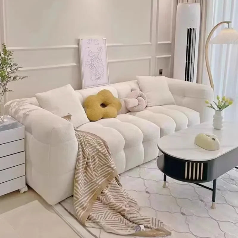 White European Living Room Sofa Filler Large Corduroy Bedroom Living Room Sofas Nordic Modern Salas Comprimidas Home Furniture