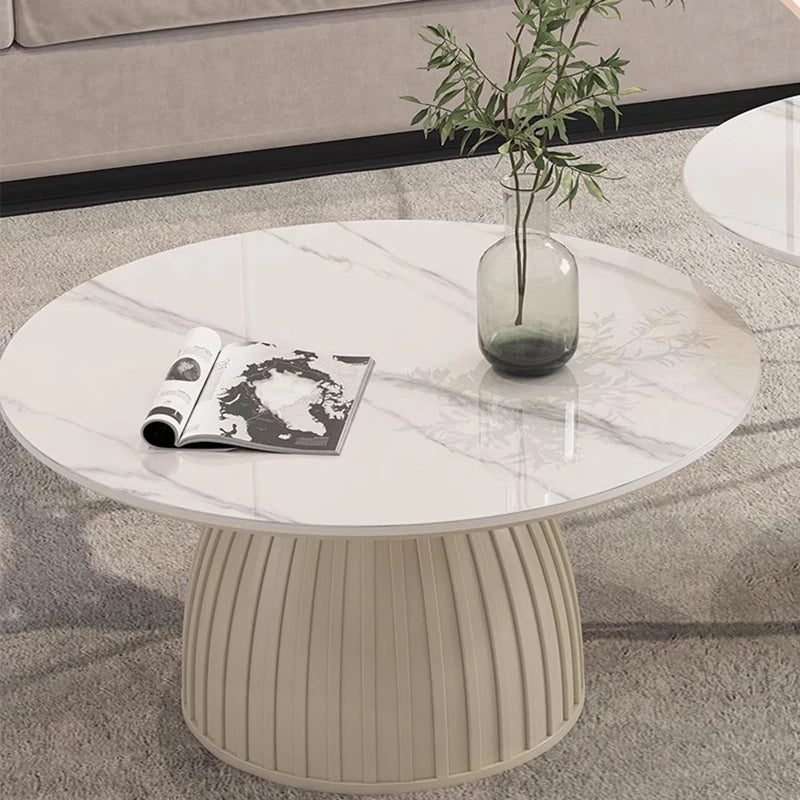 Designer White Coffee Table Round Kitchen Home Unique Coffee Tables Living Room Nordic Tavolino Da Salotto Furniture Decoration