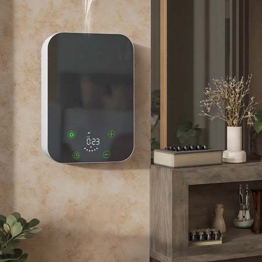 Scent Machine Electric Aroma Nebulizer Scent Diffuser Machine Home Air Fragrance Machine, Wall-Mountable for Home/Hotels/Gyms