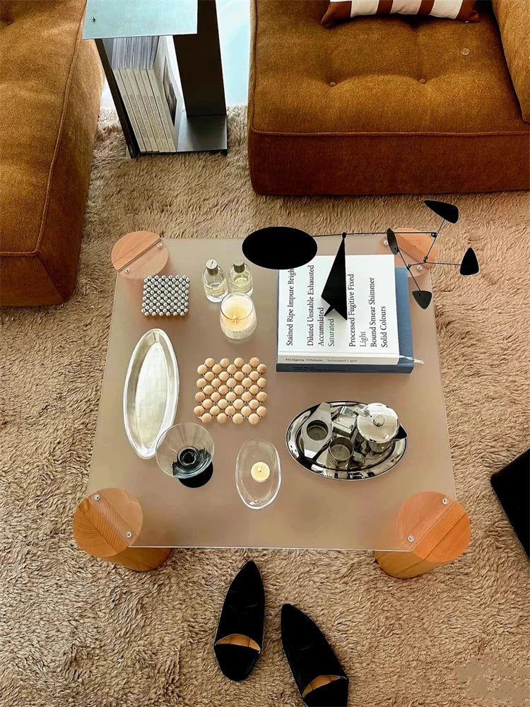 Modern Living Room Center Coffee Tables Luxury Industrial Home Decor Coffee Table Simple Design Mesa De Centro Sala Furniture