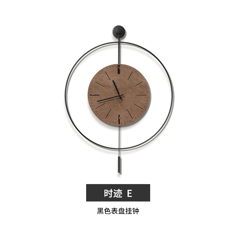Classic Luxury Clocks Wall Art Quiet Minimalist Interior Wall Clock Modern Design Reloj Pared Decorativo Room Decorarion