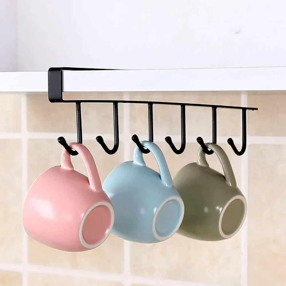 Mug Holder,Coffee Cup Holder,Kitchen Utensil Storage Hook,Cabinet Storage Hook,Wall Mounted Home Storage Hooks for Kitchen