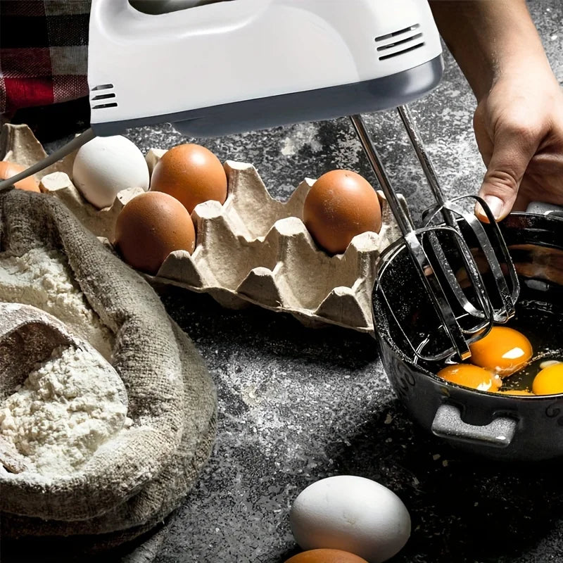 Electric Hand Mixer Kitchen Beater Spiral Whisk Stand Cake Baking Food Blender Egg Beater Cream Dough Hand Electric Mixer