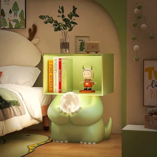 Bedroom  Night Table Cute Storage Nightstand Trendy Bedside Minimalist