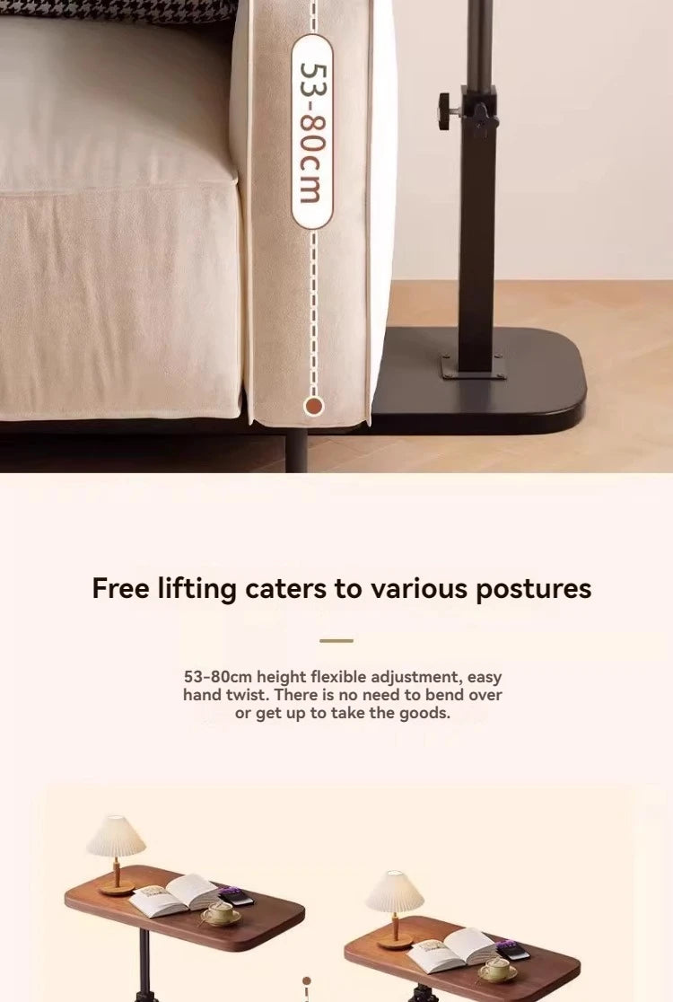 Mobile lifting coffee table, modern and simple household living room, sofa side table, tea table, bedside computer table