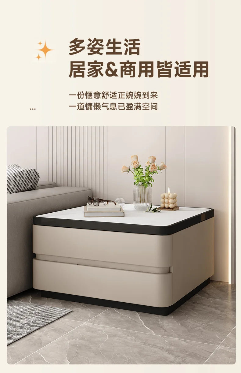 Design Minimalist Side Table Sofa Modern Elegant Unique Luxury Side Cabinets With Storage Mesita Auxiliar Furniture Living Room