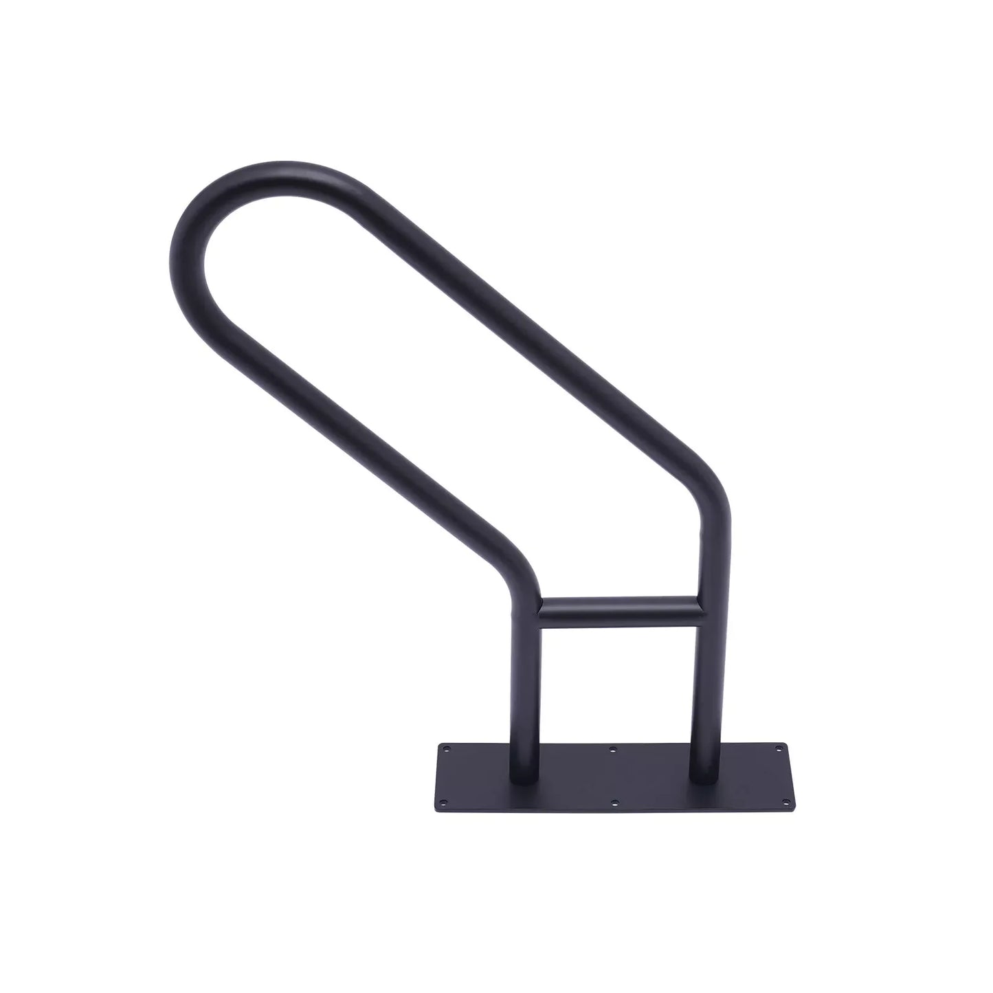 Outdoor Steps Smooth Handrails Black Iron Stair Railing for Step Wall Mount USA