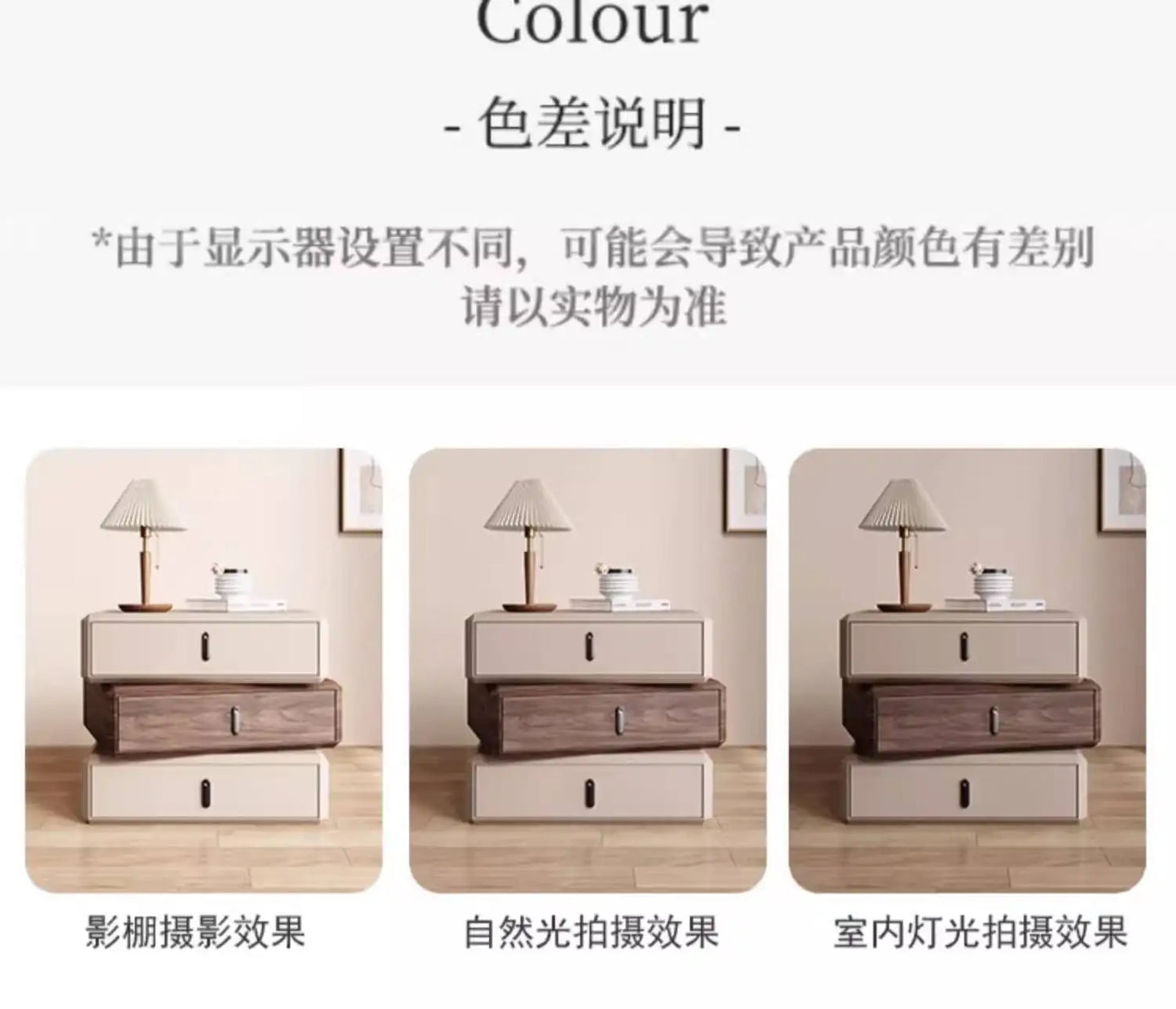 Rotating Solid Ｗood Ｎightstand Modern White Drawer Nordic Hotel Bedside Table Small Storage Mesitas De Noche Home Furniture