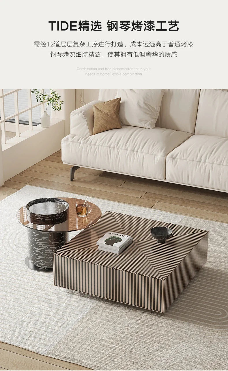 Designer Luxury Coffee Tables Living Room Magazine Organizer Nordic Gold Coffee Table Hallway Muebles De La Sala Home Furniture