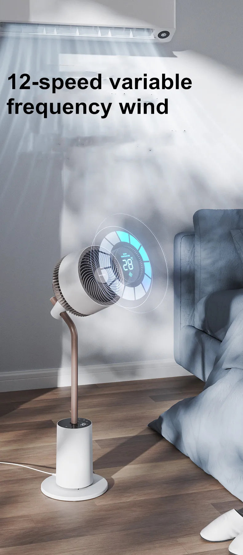 220V Home Electric Fan Household Electric Air Circulation Fan home appliance Silent Floor Standing Fan Electric Fan