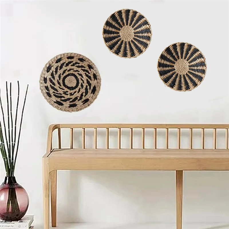 SOFT-Bohemian Wall Decorations, Wall Decorations, Handmade Straw Hangings, Living Room Homestay Decoration