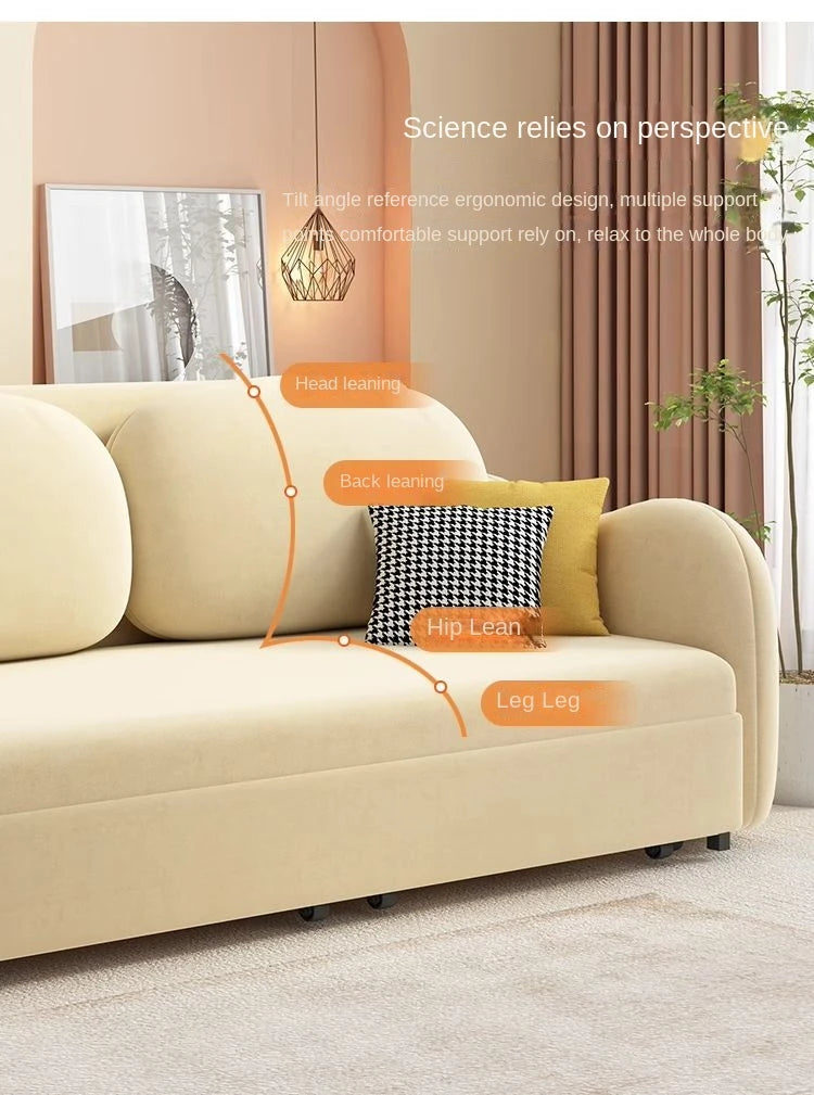 Economical Home Furniture Modern Design Living Room Multi-functional Foldable Sofa Bed