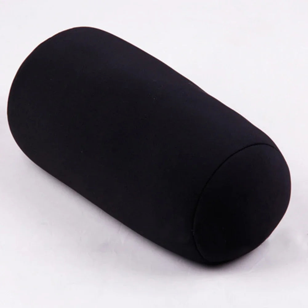 Super Soft Head PillowCase Micro Mini Microbead Back Cushion Pillow Roll Pillow Head Convenient Travel Pillow Bed Decoration