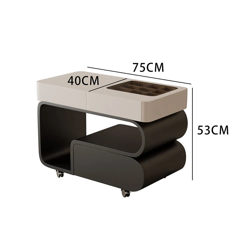 Simple Style Side Table Sofa Aesthetic Modern Style Coffee Tables Storage Drawers Mesa De Centro Sala Living Room Furniture