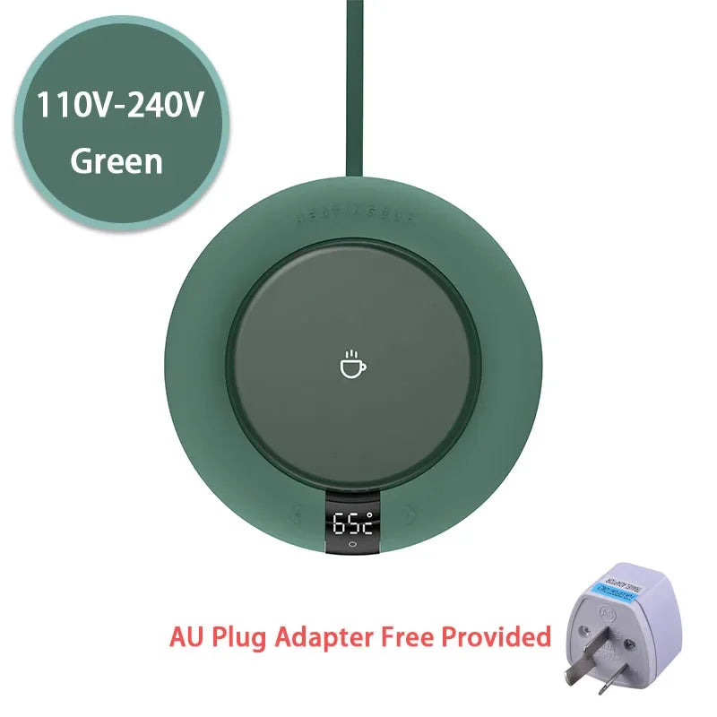 Smart Coffee Mug Warmer for Tea Milk Home Office Desk Use Electric Heating Plate Coaster Cup Warmer with 3 Temperature Settings