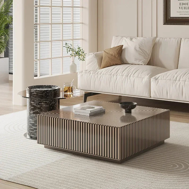 Designer Luxury Coffee Tables Living Room Magazine Organizer Nordic Gold Coffee Table Hallway Muebles De La Sala Home Furniture