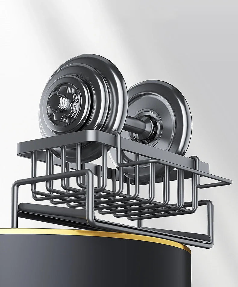 Self-draining Sink Shelf Stainless Steel Kitchen Sink Drain Rack Soap Sponge Holder Kitchen Sink Organizer Kitchen Organizer