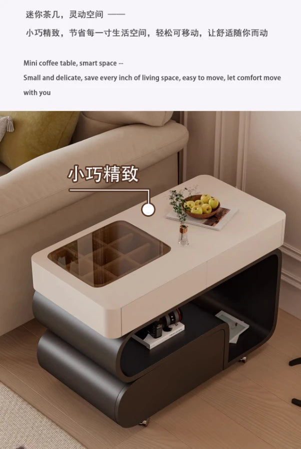 Simple Style Side Table Sofa Aesthetic Modern Style Coffee Tables Storage Drawers Mesa De Centro Sala Living Room Furniture