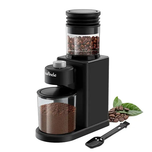 Coffee Bean Grinder Automatic Conical Burr Grinder 25 Precise Grindings with Powder Blower for Espresso French Coffee 2-12 Cups