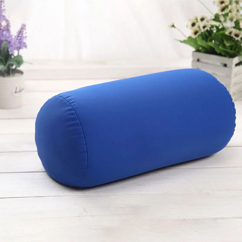 Super Soft Head PillowCase Micro Mini Microbead Back Cushion Pillow Roll Pillow Head Convenient Travel Pillow Bed Decoration