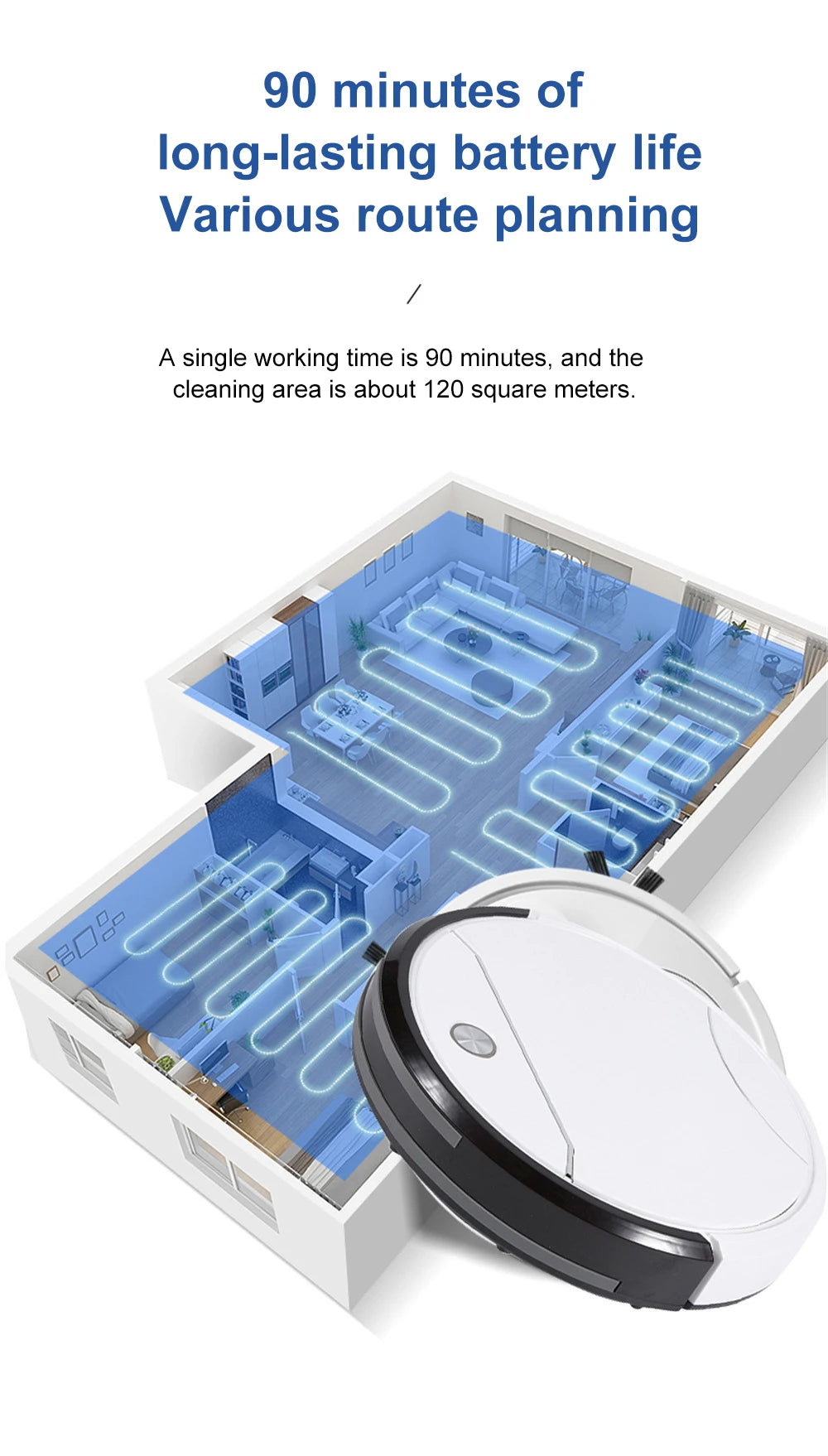 New Robot Vacuum Cleaner Automatic Charging Aspiration Drag Intelligent Home Appliance Sweeping Robot Planning Electric Sweeper