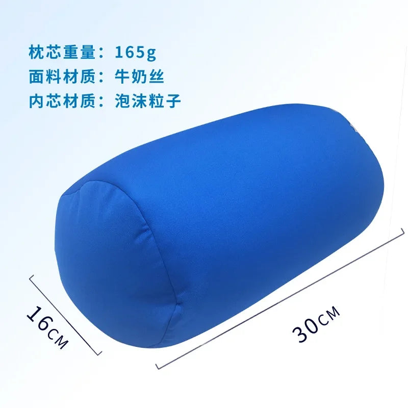 Super Soft Head PillowCase Micro Mini Microbead Back Cushion Pillow Roll Pillow Head Convenient Travel Pillow Bed Decoration