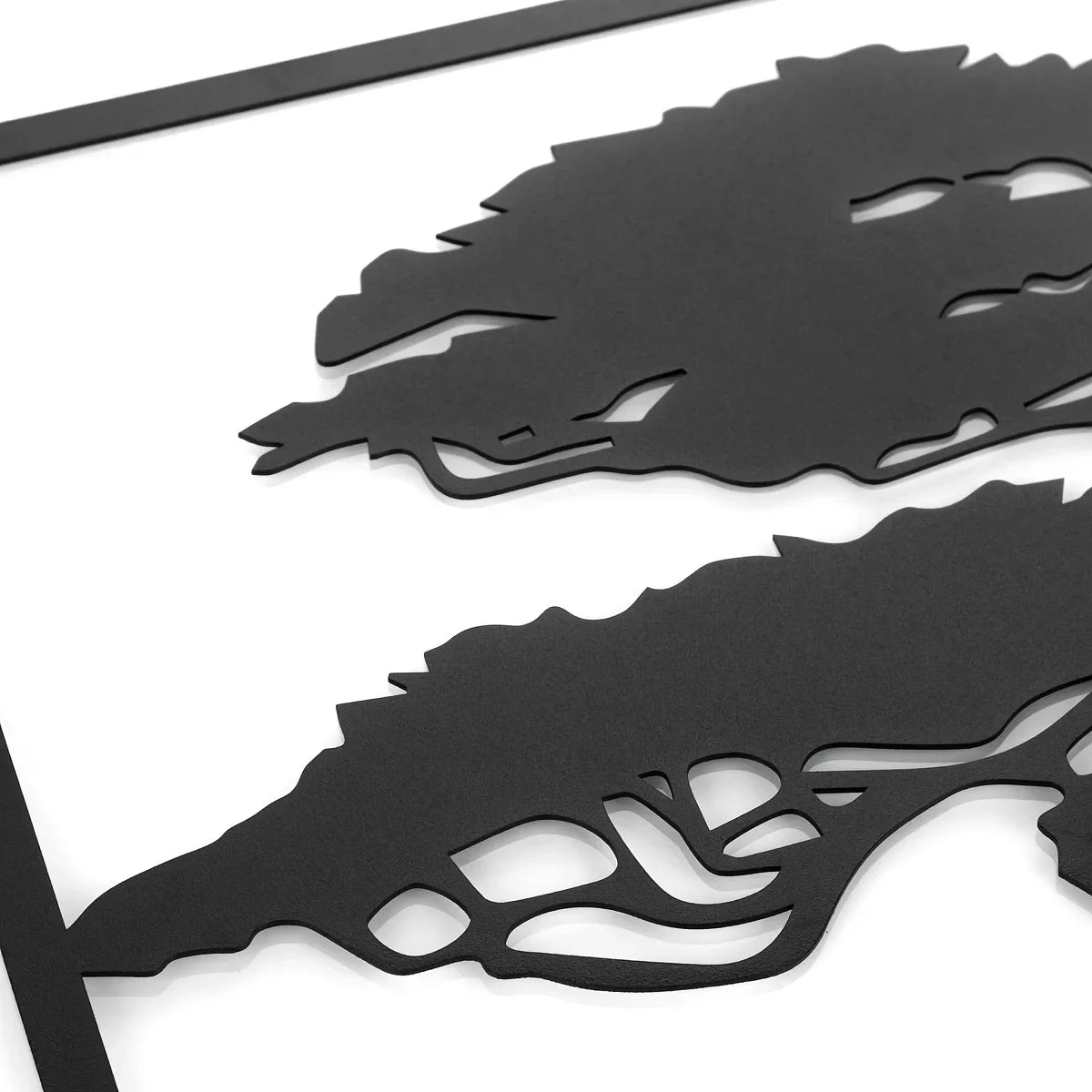 3pcs Black Metal Wall Art Decor Tree Of Life Metal Tree Wall Art Tree Sign Metal Wall Decoration Housewarming Hanging Wall Art