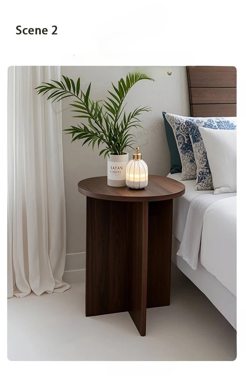 Lounge Retro Bedside Table Small Sofa Side Coffee Round Cafe Sofa Tables Homestay Cabinet Mesa Para Balcon Bedroom Furniture