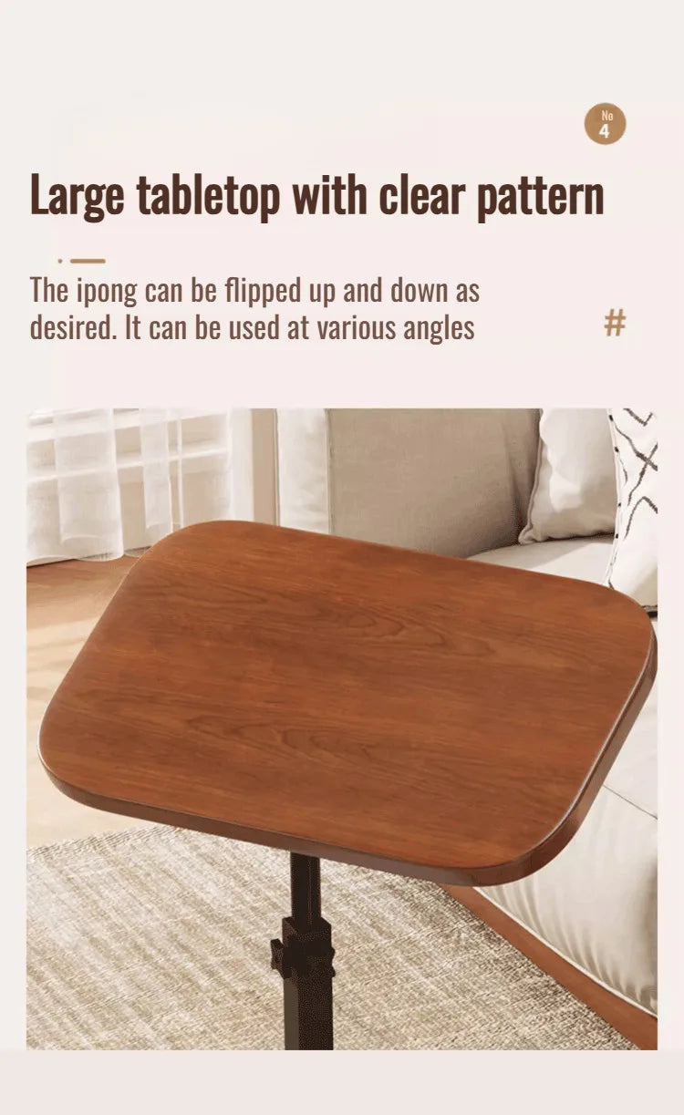 Dormitory Bedside Table Household foldable Mobile Lift Computer Desk Portable livingroom side table Bedroom Lazy Laptop Desk