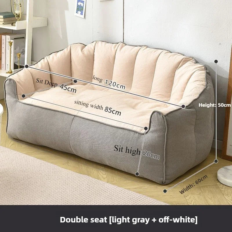 Modern Fashion Lazy Sofa Tatami Living Room Bedroom Balcony Double High end Small Sofa