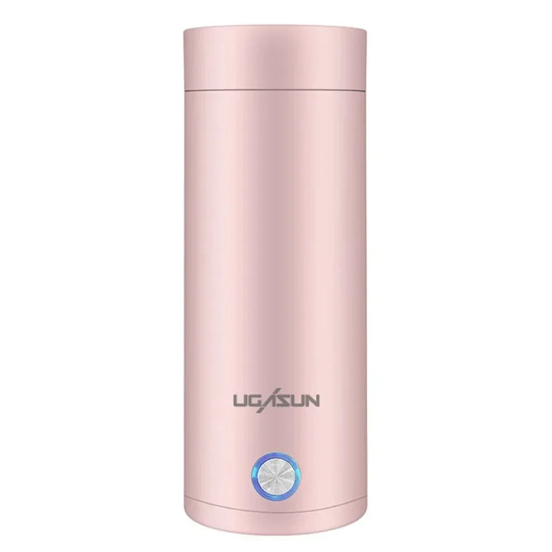 400ML Tea Coffee Kettle Anti-Scald Bottle 304 Stainless Steel Auto Shut-Off for Travel Boil Hot Travel Healthy Water Cup