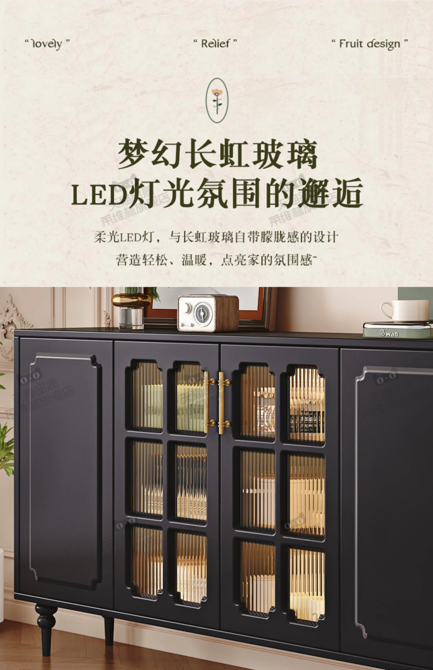 Modern Trendy Living Room Cabinets Luxury Beauty Elegant Simple Storage Cabinet Unique Quality Woonkamer Kasten Home Furniture