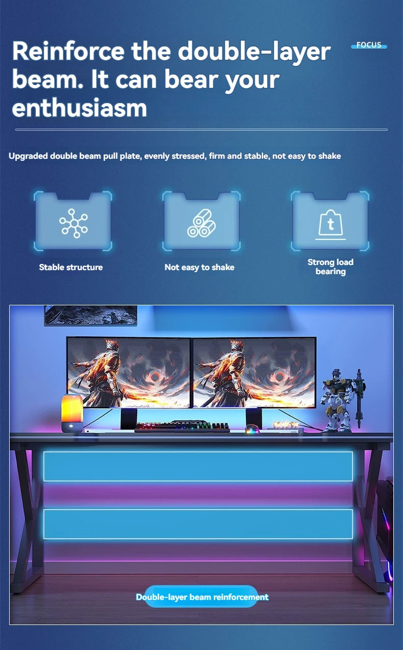 Computer desk, home desk, student learning desk, simple gaming desk, e-sports desk, workbench, office desk