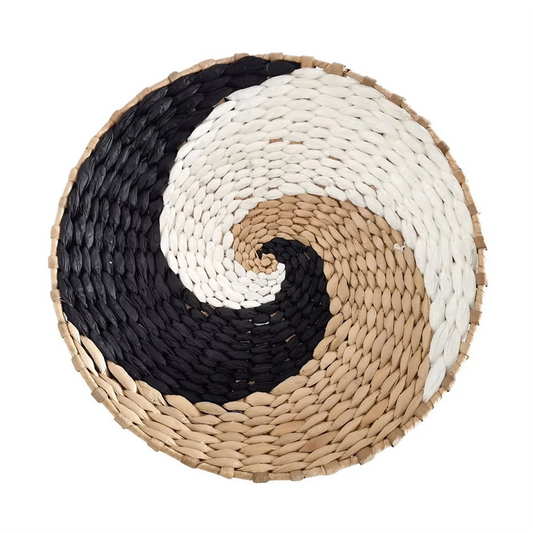 Wall Hanging Decor Wall Basket Home Decoration Handmade Natural Wall Art for Kitchen Bedroom Living Room Ornament B8