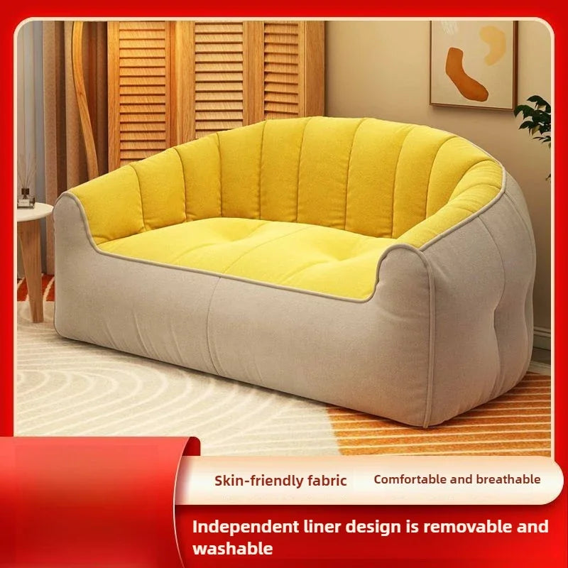 Modern Fashion Lazy Sofa Tatami Living Room Bedroom Balcony Double High end Small Sofa