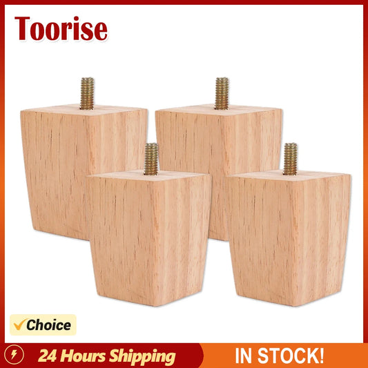 Wooden Sofa Legs Replacement Height Bed Table Cabinet Furniture Replacement Leg 6/15/20cm Solid Feet Home Furniture Accessories