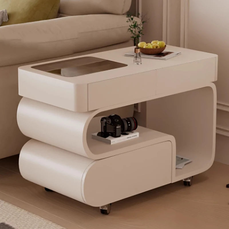 Simple Style Side Table Sofa Aesthetic Modern Style Coffee Tables Storage Drawers Mesa De Centro Sala Living Room Furniture