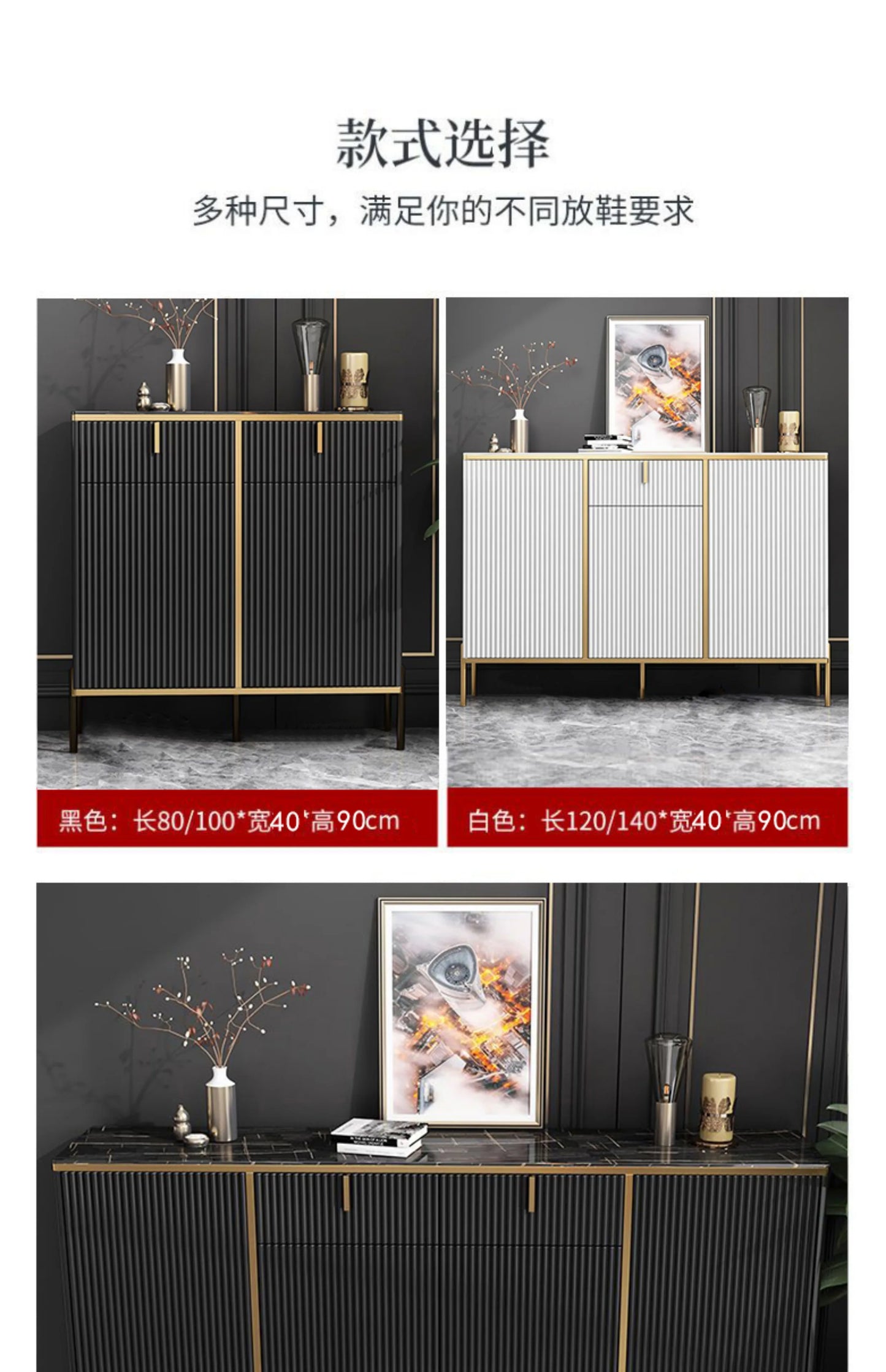 Fashion Modern  Cabinets Living Room Storage Modern Open Space Saving Display Cabinet Trendy Big Vitrina Home Furniture
