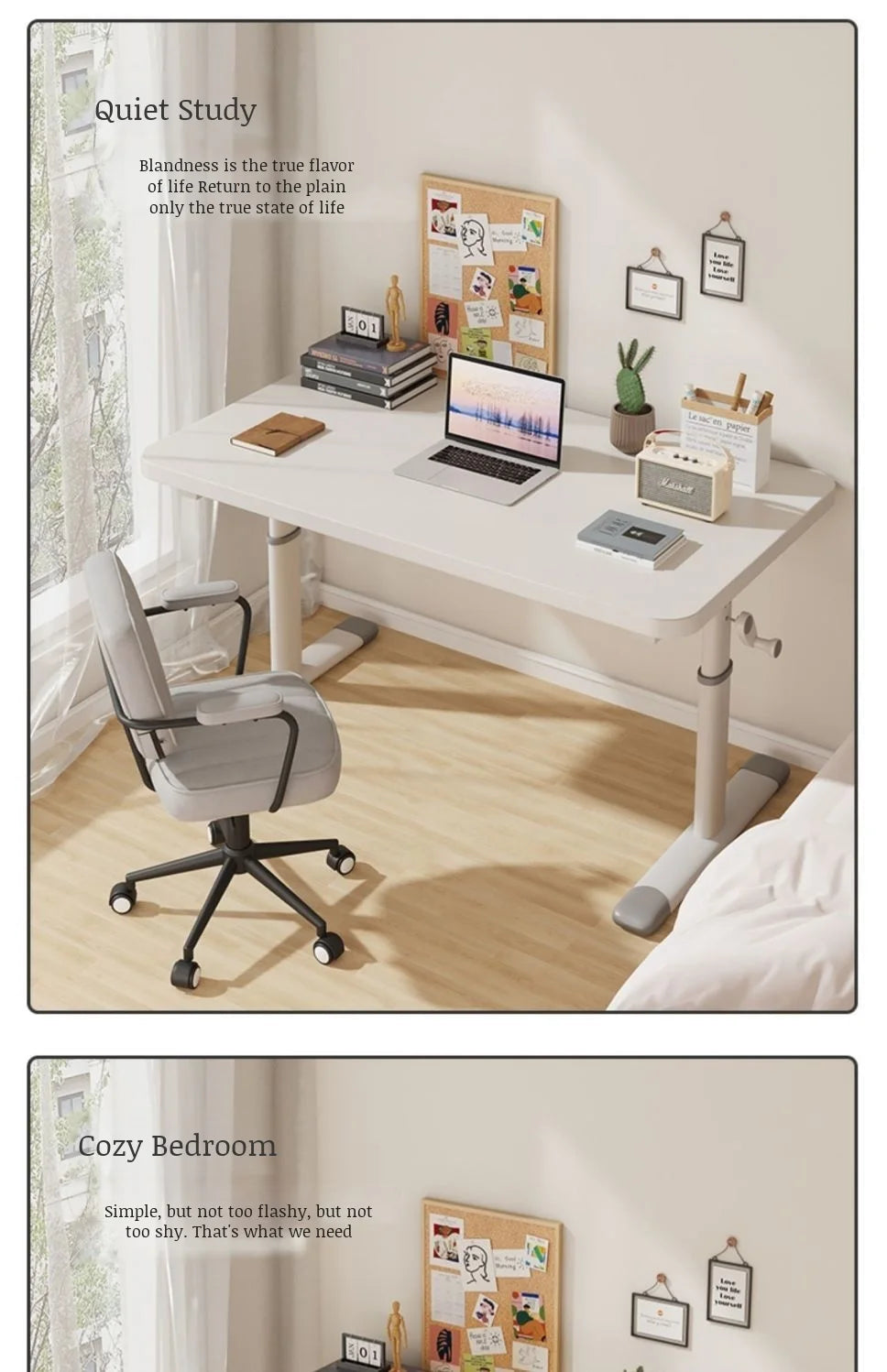 Home Desktop Computer Desk Liftable Study Desk Dormitory Desktop Small Table Home Desktop Small Desk