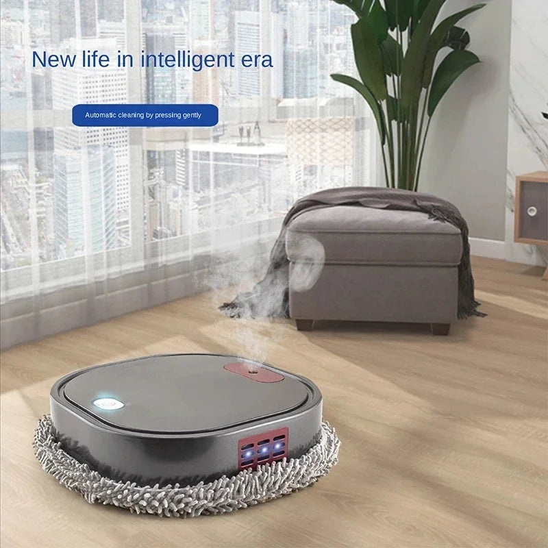 NEW Rechargeable Smart Sweeping and Mop Robot Vacuum Cleaner Dry and Wet mopping robot Home Appliance with Humidifying Spray