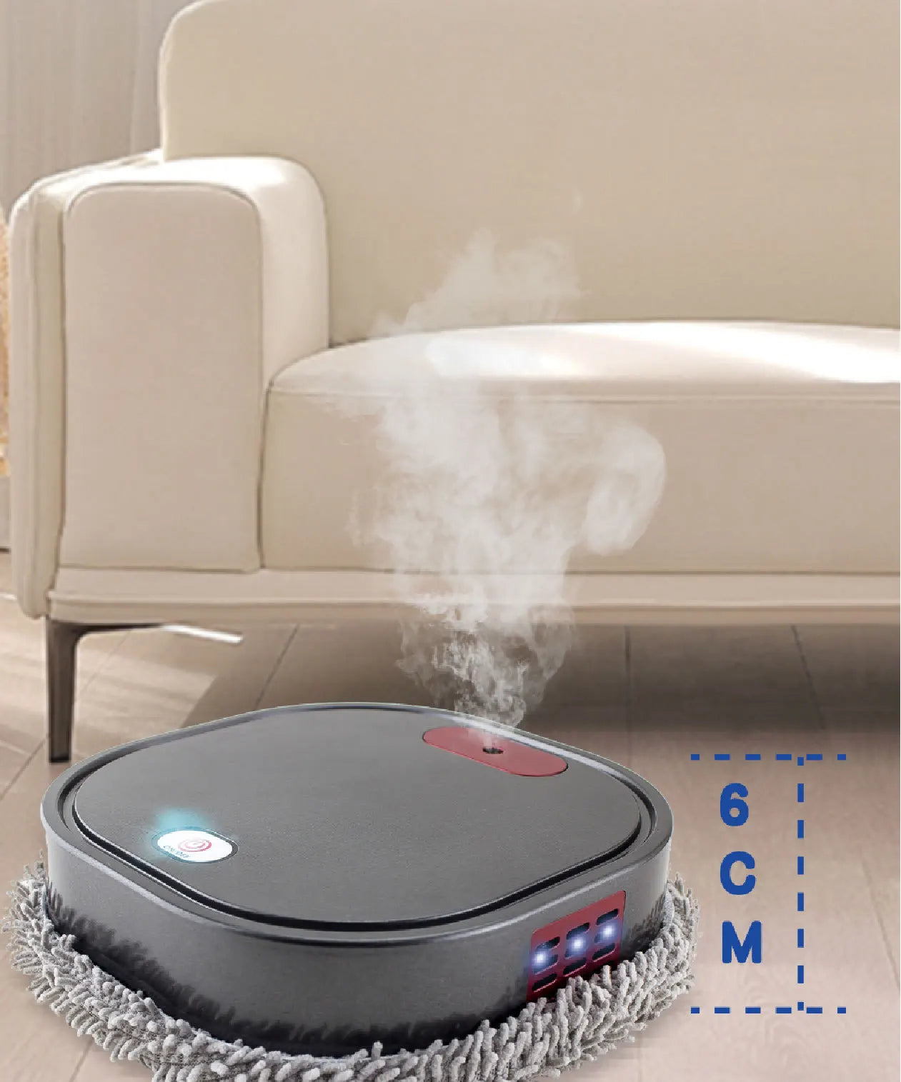 NEW Rechargeable Smart Sweeping and Mop Robot Vacuum Cleaner Dry and Wet mopping robot Home Appliance with Humidifying Spray