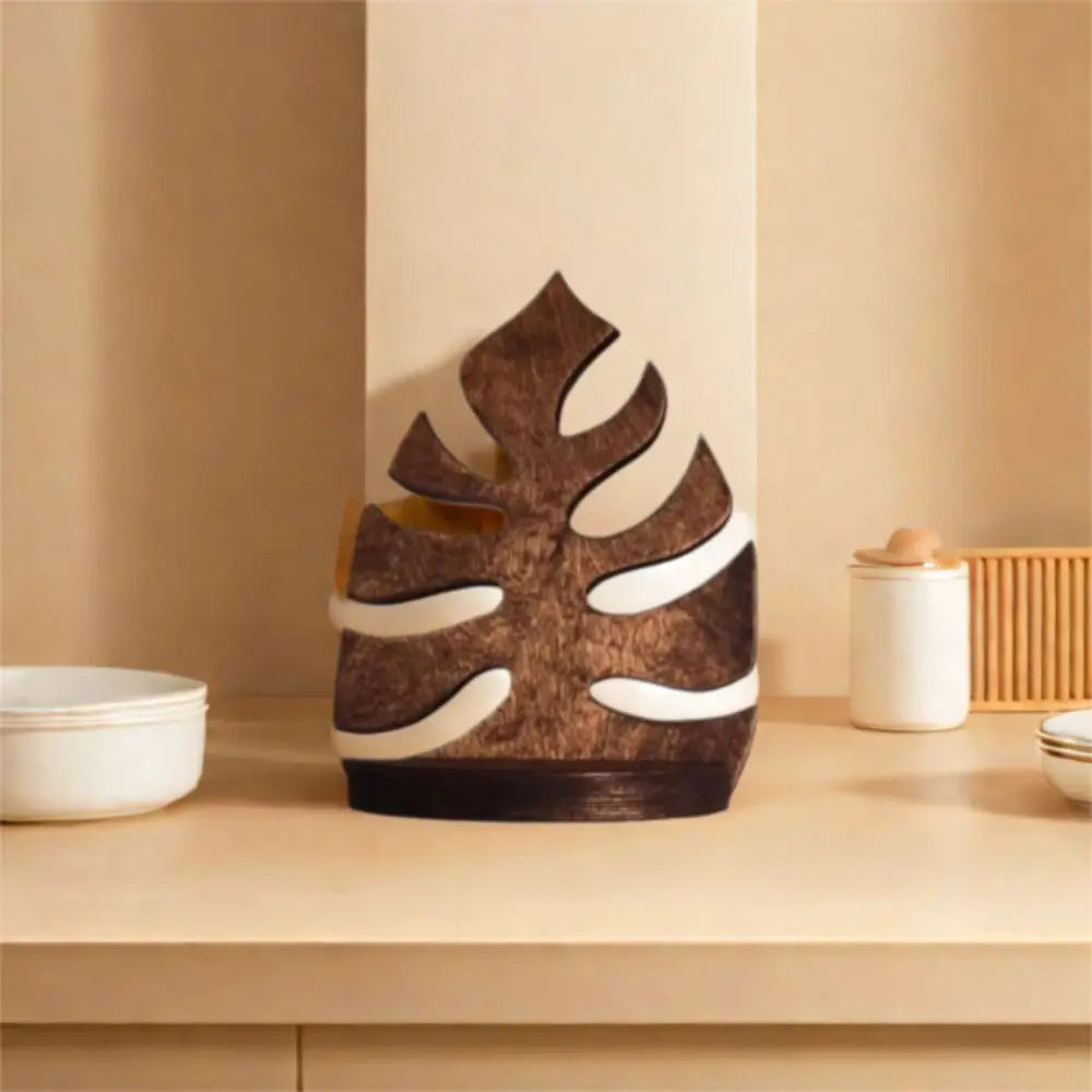 Crafts Wooden Wall Decoration Frame Creative Wall Mounted Plant Wall Hanging Retro Modern Storage Rack Key