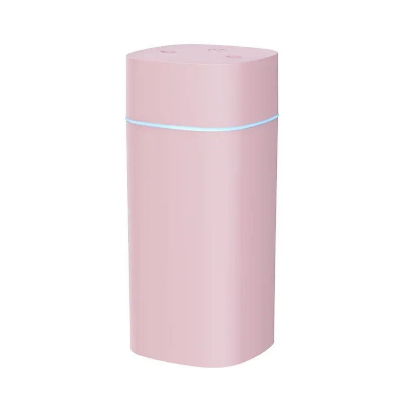 600ML Luminous Air Humidifier Double Spray Port Essential Oil Aromatherapy Humificador Cool Mist Maker Purify for Home Office