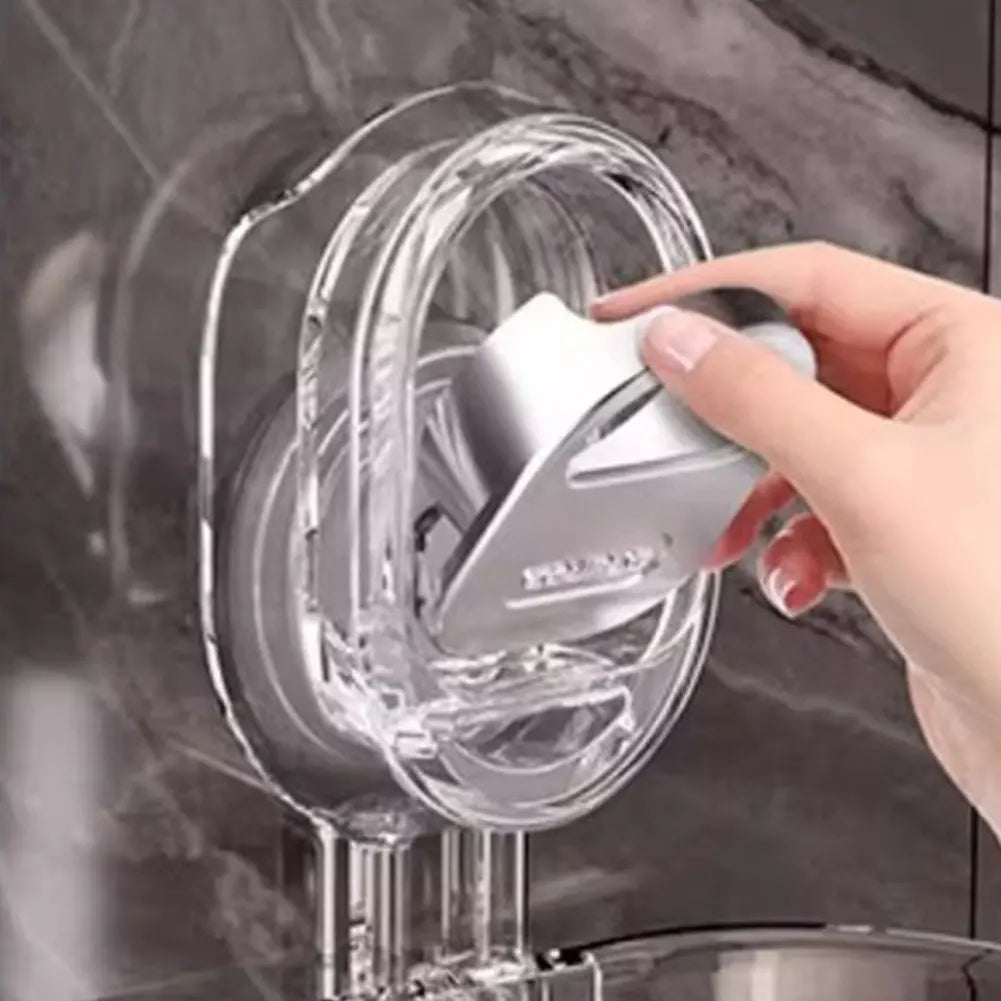 No-Drill Bathroom Suction Storage Box Large Capacity & Strong Load-Bearing Hanging Shower Shelf Shower Caddy for Bathroom