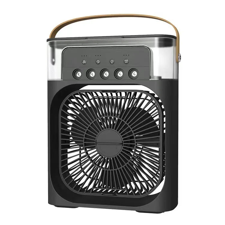 New Portable 3 In 1 Fan AIr Conditioner Household Small Air Cooler LED Night Lights Humidifier Air Adjustment Home Fans