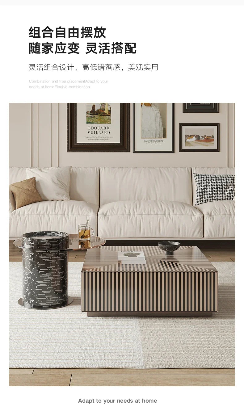 Designer Luxury Coffee Tables Living Room Magazine Organizer Nordic Gold Coffee Table Hallway Muebles De La Sala Home Furniture
