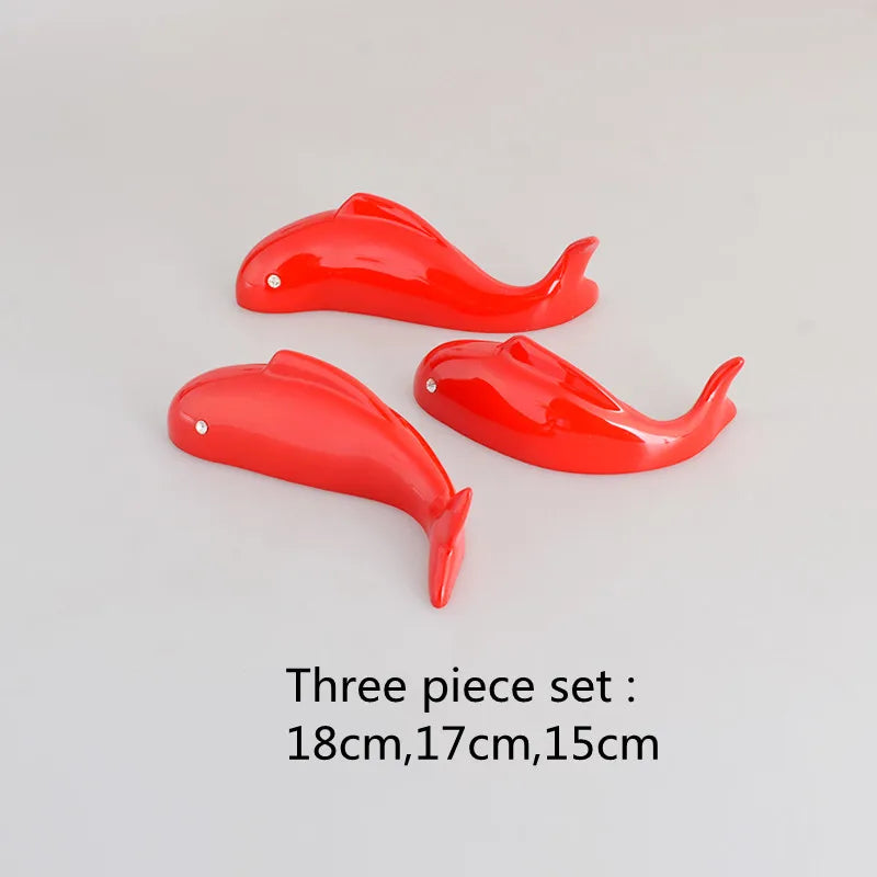Stereo Resin Background Wall Decoration Carp Fish Lotus Leaf  Gold Wall Pendant Chinese Bionics Home Decoration Accessories