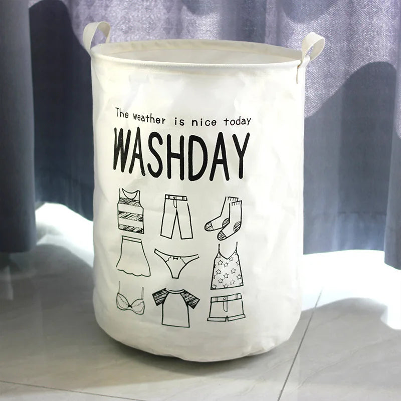Laundry Baskets Bathroom Dirty Clothes Storage Basket Folding Folding Laundry Clothes Hamper Bag Waterproof Home Storage Basket
