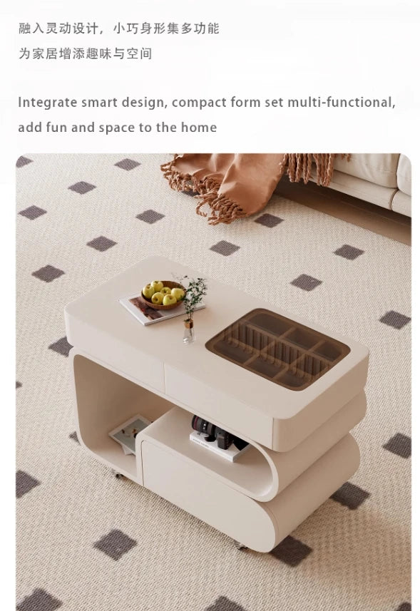 Simple Style Side Table Sofa Aesthetic Modern Style Coffee Tables Storage Drawers Mesa De Centro Sala Living Room Furniture
