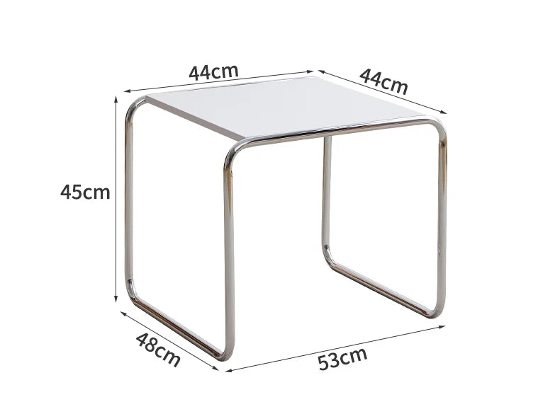 Women Steel Simplicity Coffee Table Modern Design Metal Unique Coffee Table Advanced Living Room Mesa Centro Patio Furniture